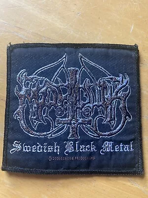 Marduk Woven Patch Vintage 2001 Swedish Black Metal • $28