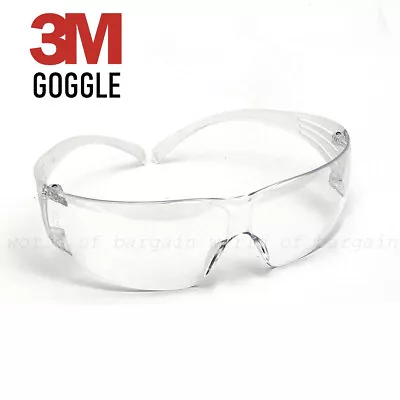 3M SECUREFIT SAFETY GLASSES Impact Resistant Lens Eye Protection UV Lab Goggles • $7.98