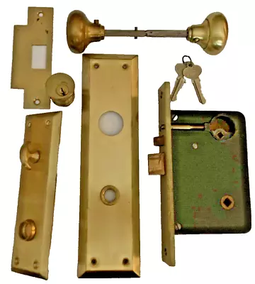 Vintage Earle Store Door Mortise Lockset & Hardware No Box • $12