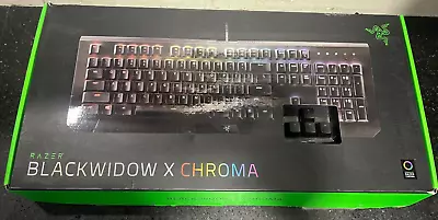 Razer BlackWidow X Chroma Mechanical Gaming Keyboard Black • $110
