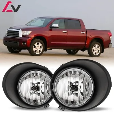 For Toyota Tundra 07-13 Clear Lens Pair Fog Light Lamp+Wiring+Switch Full Kit • $49.99