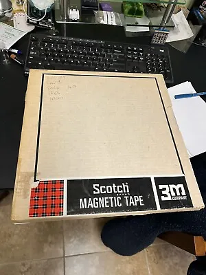 SCOTCH  1/4   12   METAL 3 Hole REEL  In BOX BIG SIZE MEGA RARE!!! STUDER SONY • $65