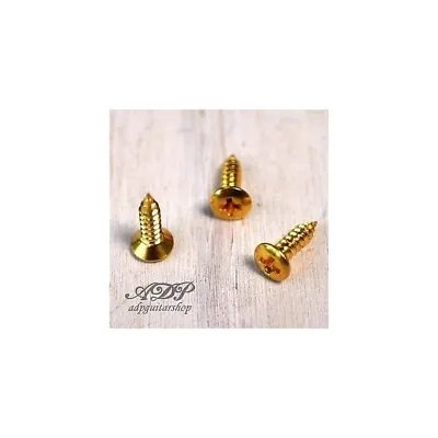 12 Screw Pickguard Format Gibson 25 X 10 MM Sg Screws - Gold • $24.30