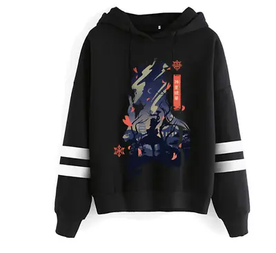 Game Genshin Impact Inazuma Hoodie Pullover Men Women Causal Hooded Sweaters • £23.99