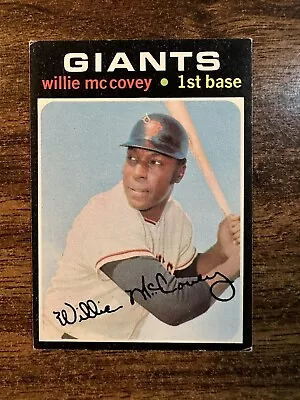 1971 Topps Baseball - Card #50 HOF Willie McCovey San Francisco Giants • $5