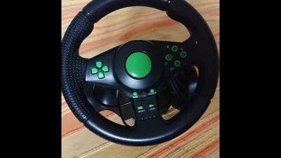 £5 • Buy Car Racing Gaming Steering Wheel And Foot Pedal Driving Simulator Controller