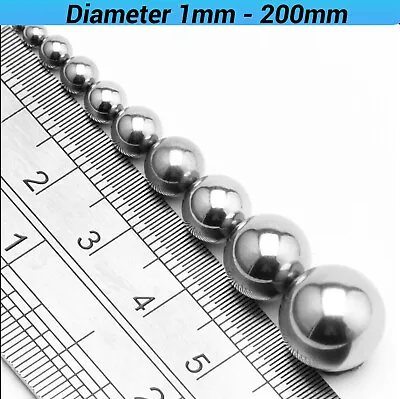 Solid Ball Bearings Carbon Steel Dia 1mm 2mm 3mm 4mm To 200mm High Precision • $1.65