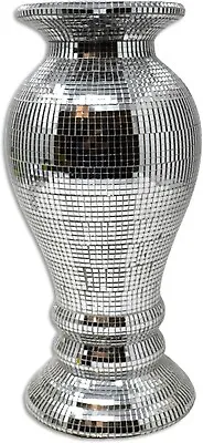 Mirrored Flower Vase With Crushed Diamond Elegance For Your Floral Displays • £23.36