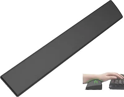£9.99 • Buy Memory Foam Wrist Rest Wrist Support For Full Size Mechanical Keyboard Faux Leat