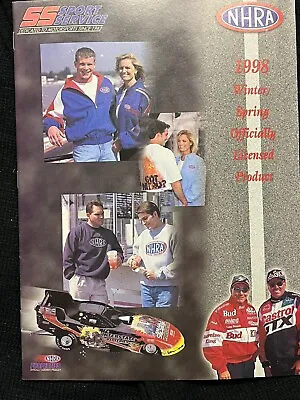 1998 NHRA PRODUCTS MagazineAutomotive DRAG RACING BERNSTEIN FORCE TOP FUEL • $10