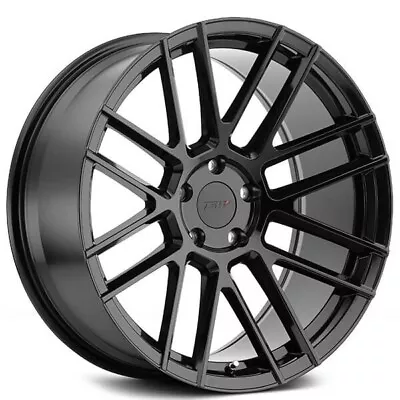 18  Staggered TSW Wheels Mosport Gloss Black Rims  • $1044