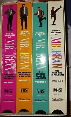 Mr. Bean VHS Box Set ( Volumes 1 2 3 And 8)  It Is Missing 4 • $18