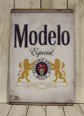 Modelo Especial Tin Sign Metal Mexican Cerveza Beer Restaurant Irish Pub  • $10.97