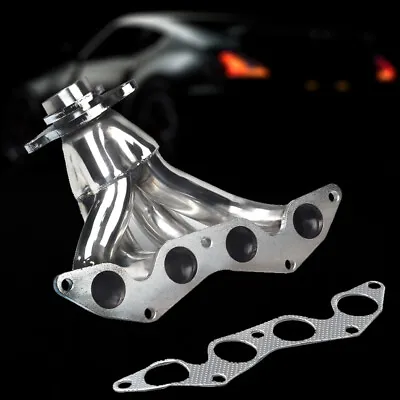 For 01-05 Honda Civic Ex D17a2 1.7l Stainless Manifold Exhaust Header+gasket • $75.99