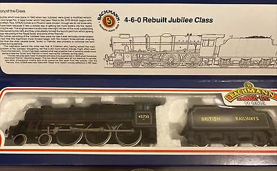 BACHMANN (31-250) LMS Rebuilt Jubilee 45735 ‘Comet’ - BR Black • £45