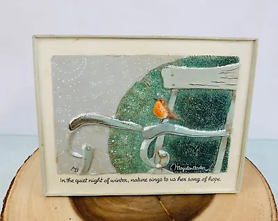 Marjolein Bastin In The Quiet Night Framed 3-d Hand Painted Art • $18