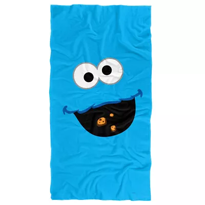 Sesame Street Cookie Monster Color Officially Licensed Beach Towel 30 X60  • $37.50