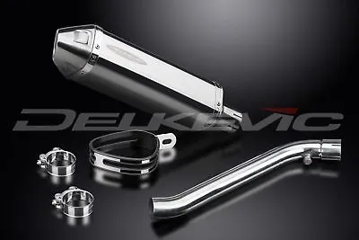 Delkevic 13  Stainless Steel Tri-Oval Muffler - BMW F650GS F700GS F800GS Exhaust • $264.99