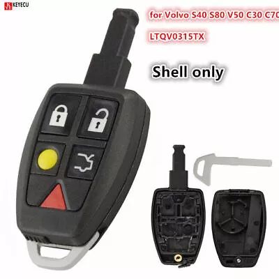 For Volvo C30 S40 V50 C70 - 2004 2005 2006 2007 - 2013 Remote Key Shell Case Fob • $12.76