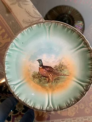 Vintage Beautiful Bonn Franzant.mehlem Bird/pheasant Plate With Free Shipping • $39.99