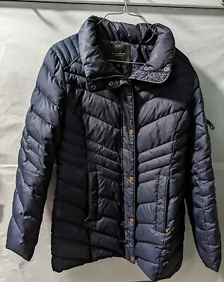 Marc New York - Andrew Marc Down Puffer Coat - Jacket Womens Size M - Navy Blue • $29.99