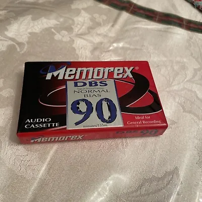 Memorex 90 Audio Cassette Tape DBS Normal Bias Blank New Sealed • $1.99