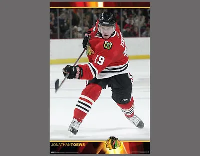 Rare JONATHAN TOEWS Rookie Year (2007-08) NHL Superstar Action Wall POSTER • $17.99