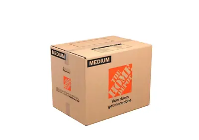 21 In. L X 15 In. W X 16 In. D Medium Moving Box With Handles 10-Pack Heavy Duty • $24.99