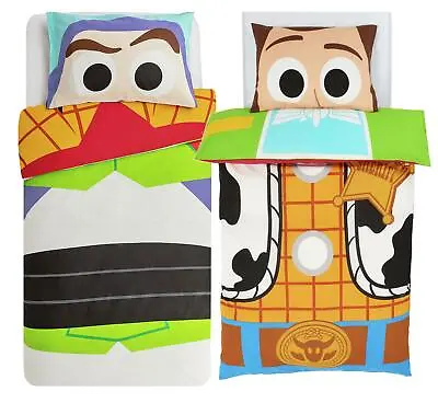 £19.99 • Buy Toy Story Buzz & Woody Single Duvet Cover Reversible Design Bedding Set