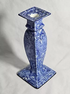 An Antique James Kent Fenton Blue And White Candlestick Holder  • £25