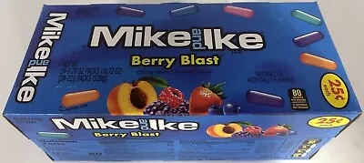 Mike And Ike Berry Blast Flavored Chewy Candy Box 24 Count Packs Bulk Candies • $15