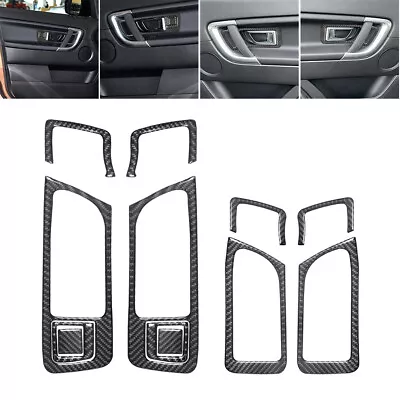 12Pcs Carbon Fiber Door Handle Kit Cover Trim For Land Rover Discovery Sport • $65.99