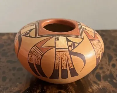 $299.99 • Buy Jean Sahme Native American Nampeyo Hopi/Tewa Pottery Seed Jar Small 2 X 3