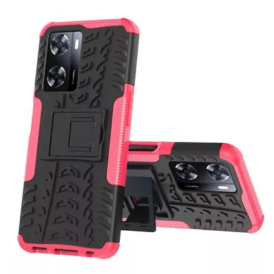 $14.47 • Buy Hybrid Armor Rugged Shockproof Stand Case For Oppo A77 A57 A96 A53S A54 A74 A94