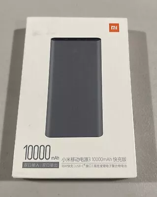 Xiaomi Mi Portable Power Bank 3 10000mAh Dual USB Input USB For IPhone Samsung • $35