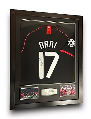 Luis Nani Signed Shirt Framed COA & Photo Proof Manchester United Jersey Utd UCL • $377.62