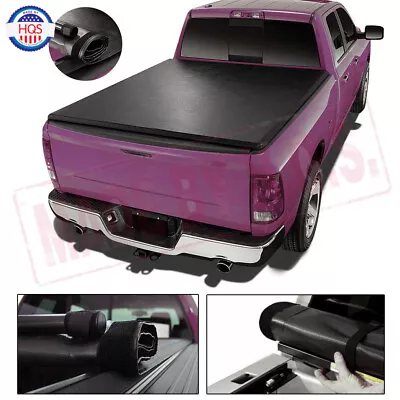 8Ft Soft Roll-Up Fleetside Bed Tonneau Cover For 99-16 Ford F250 F350 Super Duty • $158.97