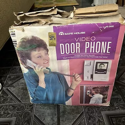 Vintage 1987 Safe House Video Door Phone 49-2600 Entry Camera Intercom • $139.99