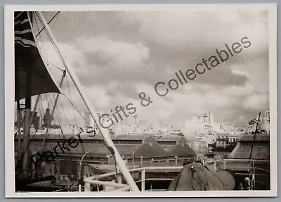 Ship Montevideo Dock Buildings Uruguay Vintage C1960s Photo Maritime Nautical • $6.32