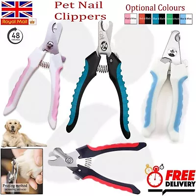 Claw Grooming Pet Nail Clippers Dog Cat Rabbit Animal Trimmer Nail Cutter Kit • £2.85