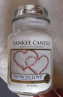 Yankee Candle Snow In Love Large Jar + Small Jar + Melt Cup New • £54.95