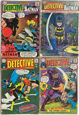 DETECTIVE Comics Lot Of 4 #360 #362 W/Riddler #369 W/Batgirl #370-1967 Good Cond • $20