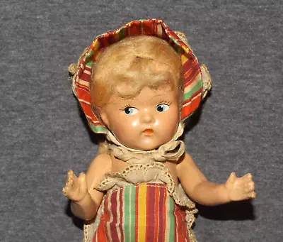 VINTAGE VOGUE DOLL CO. 1940s Original Clothing GINNY Or TODDLES COMPOSITION DOLL • $21.50