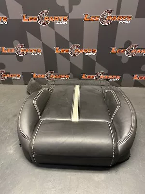 2014 Ford Mustang Gt Oem Driver Front Seat Bottom Cover With Foam White Stripe! • $199.98