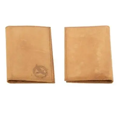 NEW EDDIE BAUER Wallet Bifold Cardholder Nubuck Tan Leather #W004 • $22