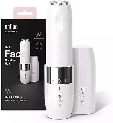 New Braun Face Mini Hair Remover Electric Facial Hair Removal For Women - FS1000 • $36