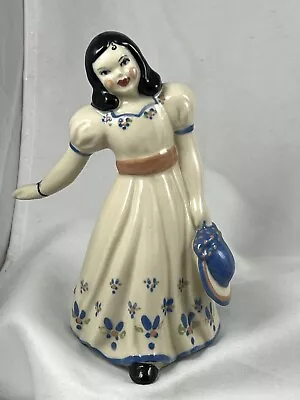 Retro Ceramic Arts Studio  Pottery  Mary Figurine  Colorful Mint 1947 • $23.99