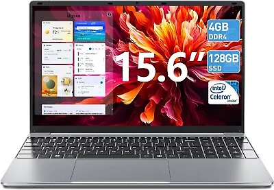 SGIN 15.6  FHD Laptop Notebook-Intel Celeron 2.8 GHz 128GB Memory 4GB SSD HDMI • $169