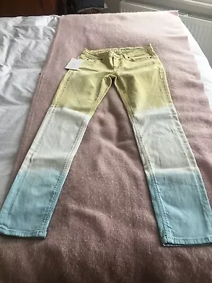 MIH Made In Heaven Jeans “Breathless Sun Sky” Size 26 NEW WITH TAG • £15