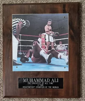 Muhammad Ali Plaque - SIGNED PHOTO Limited Edition # 1720/5000 • $64.59